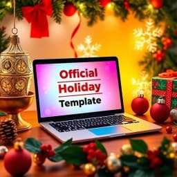 Official Holiday Email Template icon