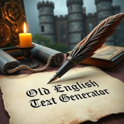 Old English Text Generator icon