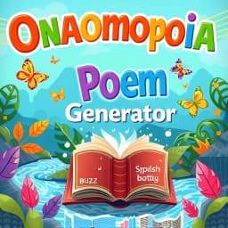 Onomatopoeia Poem Generator icon