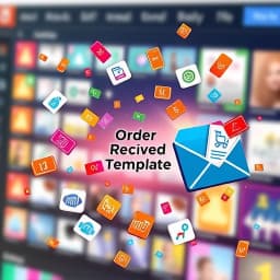 Order Received Email Template icon