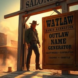 Outlaw Name Generator icon