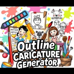 Outline Caricature Generator icon