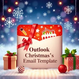Outlook Christmas Email Template icon