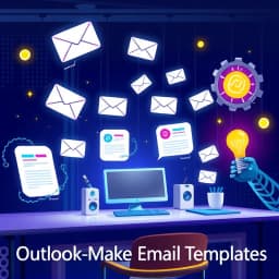 Outlook Make Email Template icon