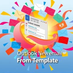Outlook New Email from Template icon