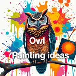 Owl Rock Painting Ideas icon