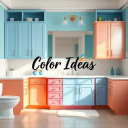 Painting Bathroom Cabinets Color Ideas icon