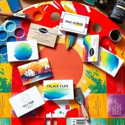 Painting Business Card Ideas icon