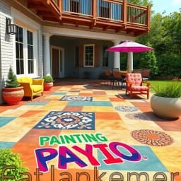 Painting Concrete Patio Ideas icon