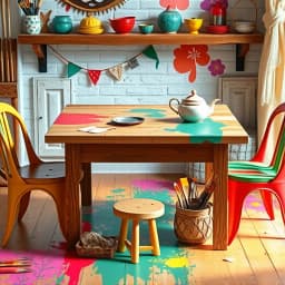 Painting Kitchen Table Ideas icon