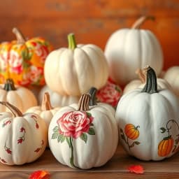 Painting White Pumpkin Ideas icon