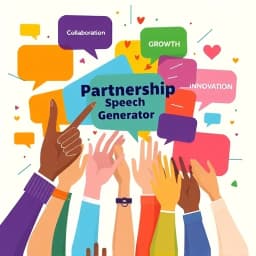 Partnership Speech Generator icon