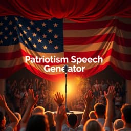 Patriotism Speech Generator icon