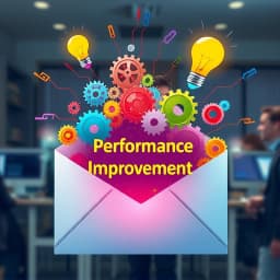 Performance Improvement Email Template icon