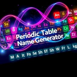 Periodic Table Name Generator icon