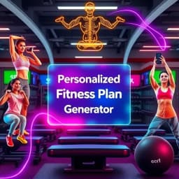 Personalized Fitness Plan Generator icon