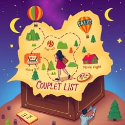 Personalized Relationship Couples Bucket List Activity Ideas Generator icon