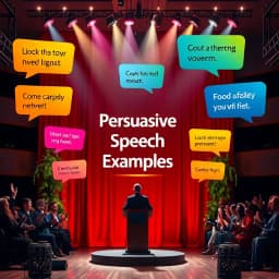 Persuasive Speech Examples Generator icon