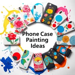 Phone Case Painting Ideas Aesthetic icon