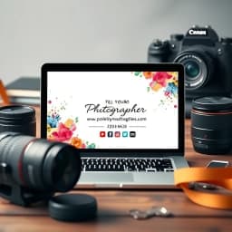 Photographer Email Signature Template icon