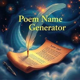 Poem Name Generator icon