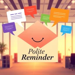 Polite Reminder Email Template icon