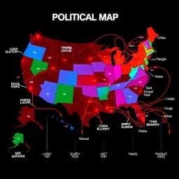 Political Map Illustration Generator icon