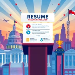 Politician Resume Generator icon