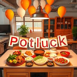 Potluck Email to Employees Template icon