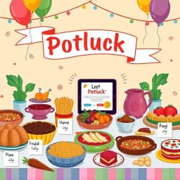 Potluck Invitation Email Template icon