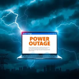 Power Outage Email Template icon