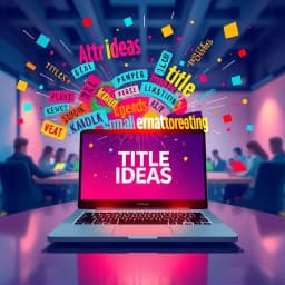 Presentation Slide Title Ideas Generator icon