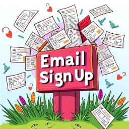 Printable Email Sign Up Sheet Template icon