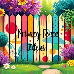Privacy Fence Painting Ideas icon