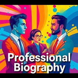Professional Biography Examples Generator icon