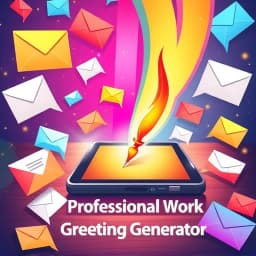 Professional Work Email Greeting Generator icon
