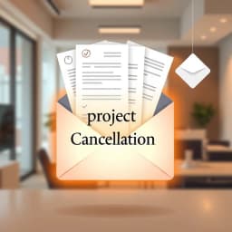 Project Cancellation Email Template icon