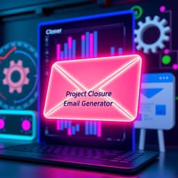 Project Closure Email Generator icon