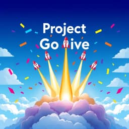 Project Go Live Announcement Email Template icon