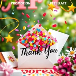 Promotion Thank You Email Template icon