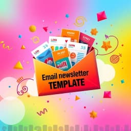 PSD Email Newsletter Template icon