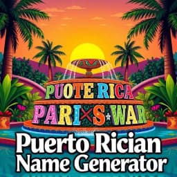 Puerto Rican Name Generator icon