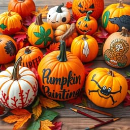 Pumpkin Painting Design Ideas icon