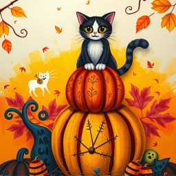 Pumpkin Painting Ideas Cat icon