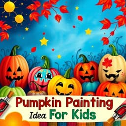 Pumpkin Painting Ideas for Kids icon