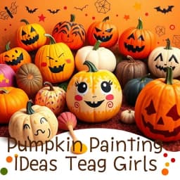 Pumpkin Painting Ideas Girls icon