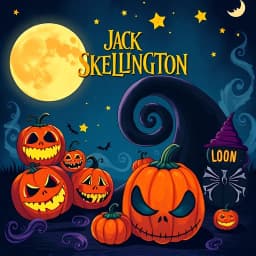 Pumpkin Painting Ideas Jack Skellington icon