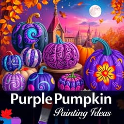 Purple Pumpkin Painting Ideas icon