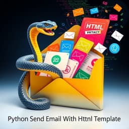 Python Send Email with HTML Template icon