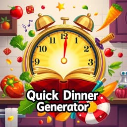 Quick Dinner Recipe Generator icon